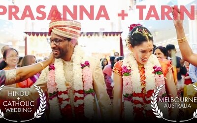 Prasanna + Tarini’s Catholic and Hindu wedding video Melbourne, at Maison Melbourne by White Heights