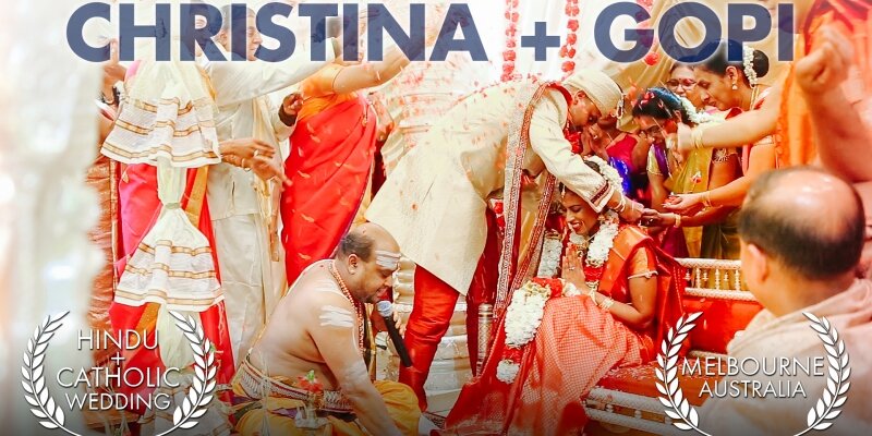 Catholic and Hindu wedding video